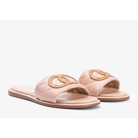 Pantuflas de mujer ypsy beige 2