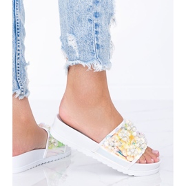 Zapatillas Roma holográficas blancas blanco 1