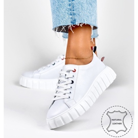 Deportivas mujer piel blancas blanco 7