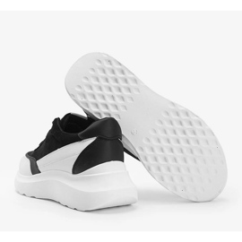 Zapatillas negras con detalles blancos en suela alta Barteks negro 1