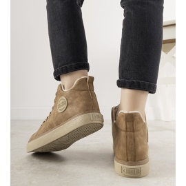 Zapatillas Giulia de mujer Big Star con aislamiento marrón 2