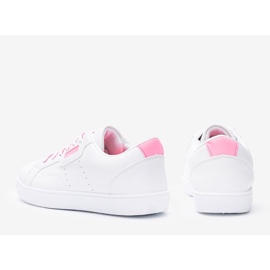 Zapatillas Boomshom rosas y blancas blanco rosado 1