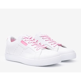 Zapatillas Boomshom rosas y blancas blanco rosado 2