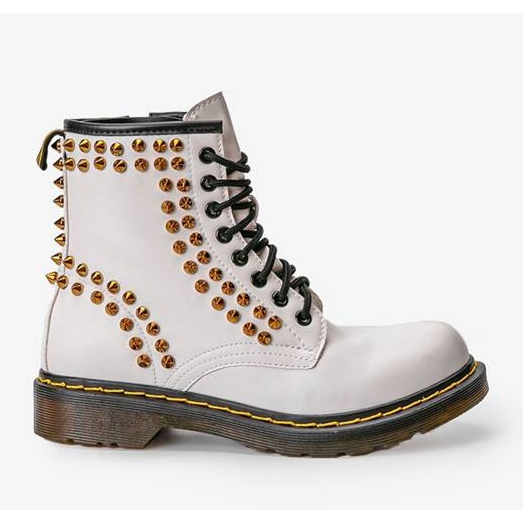 Bolsos White Marten con tachuelas blanco 2