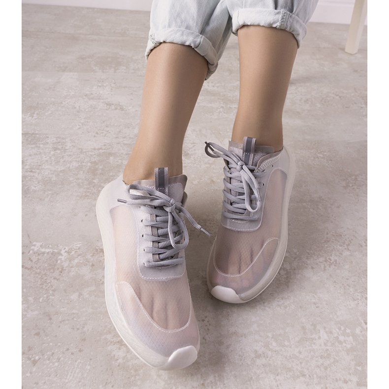 Zapatillas deportivas Alicante gris transparente 1