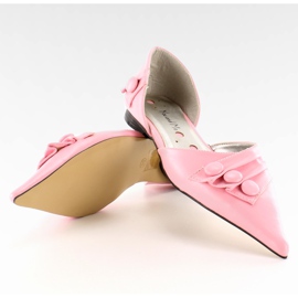 Zapatillas con botones 39029-8A rosa rosado 2