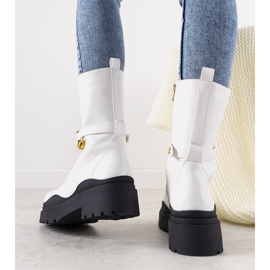 Botines blancos con cadena de Rock It 2