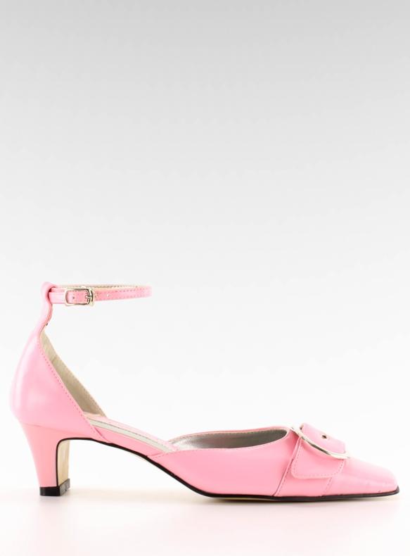 Bombas con hebilla 39696-1 Rosa 1