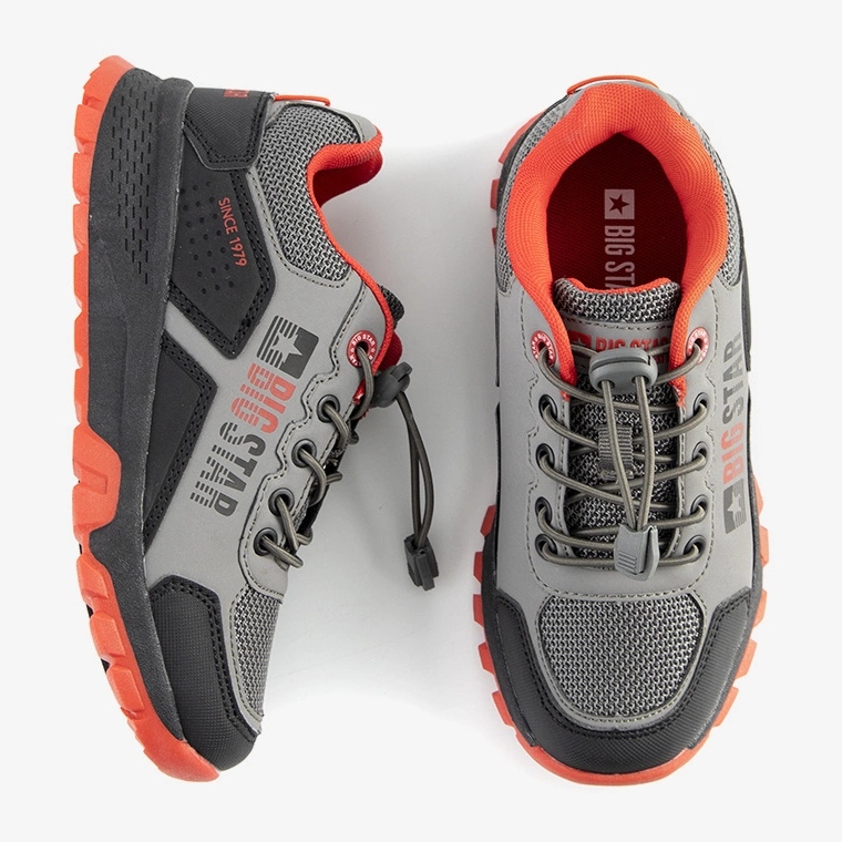 Zapatillas deportivas Grenier para niños Big Star Grey negro 1