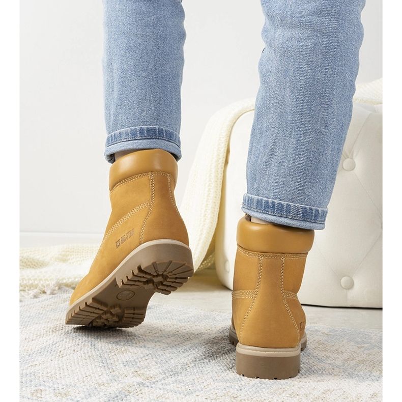 Botas de montaña Big Star Amitee camel para mujer marrón 2