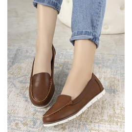 Mocasines de mujer marrones de Montez marrón 1