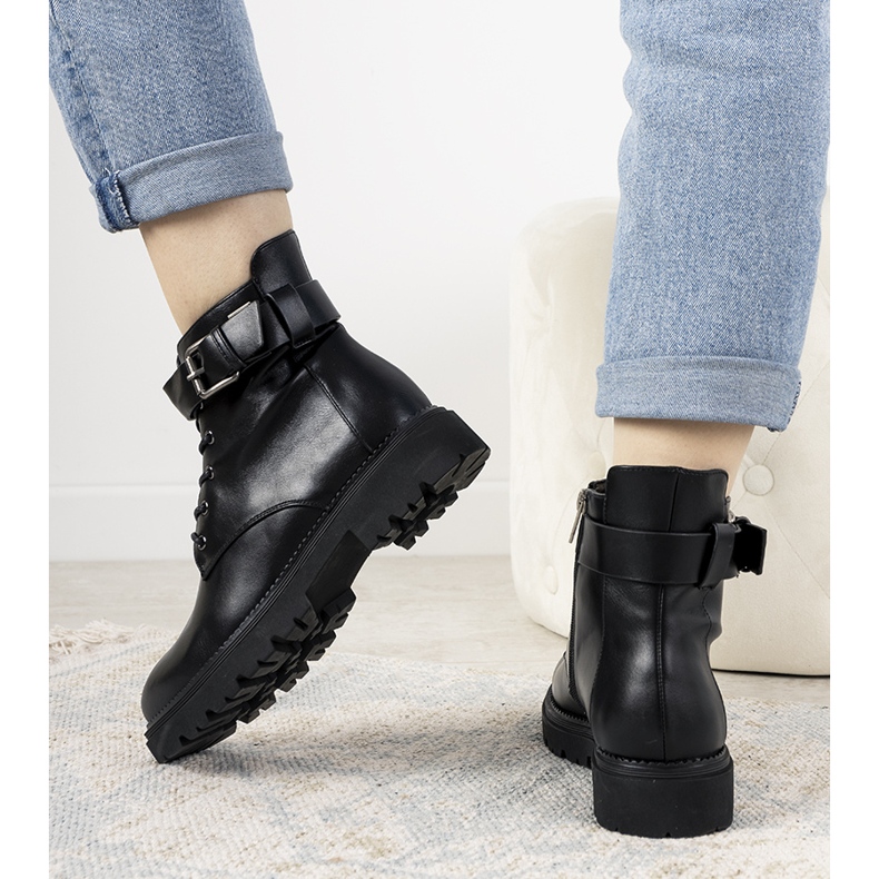 Botas de mujer Black Cross Jeans Amadis negro 1