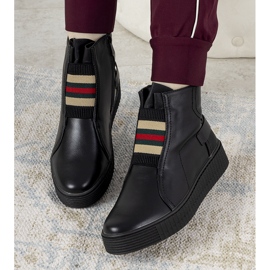 Botas negras con plataforma Nazario negro 2