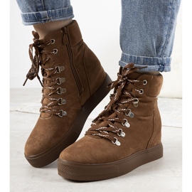 Zapatillas Carmona invierno camel marrón 1