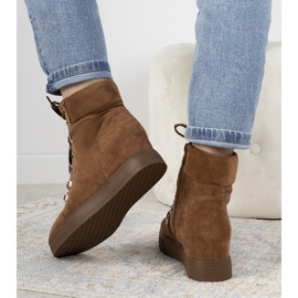 Zapatillas Carmona invierno camel marrón 2
