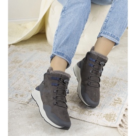 Botas de nieve grises y elegantes de Big Star para mujer de Cotto 2