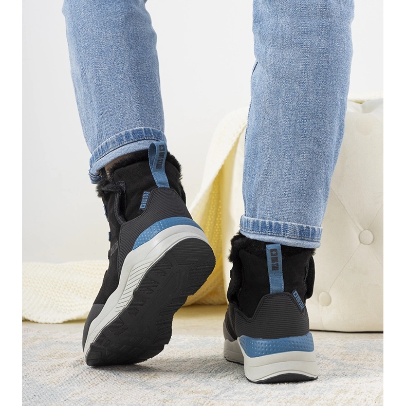 Botas de nieve negras y elegantes de Big Star para mujer de Cotto negro 1