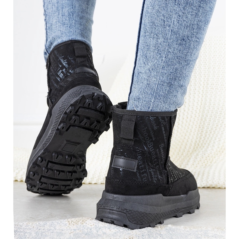 Botas de nieve Crescent de mujer negras negro 1