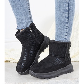 Botas de nieve Crescent de mujer negras negro 3