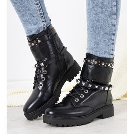 Botas Lapierre planas negras negro 1