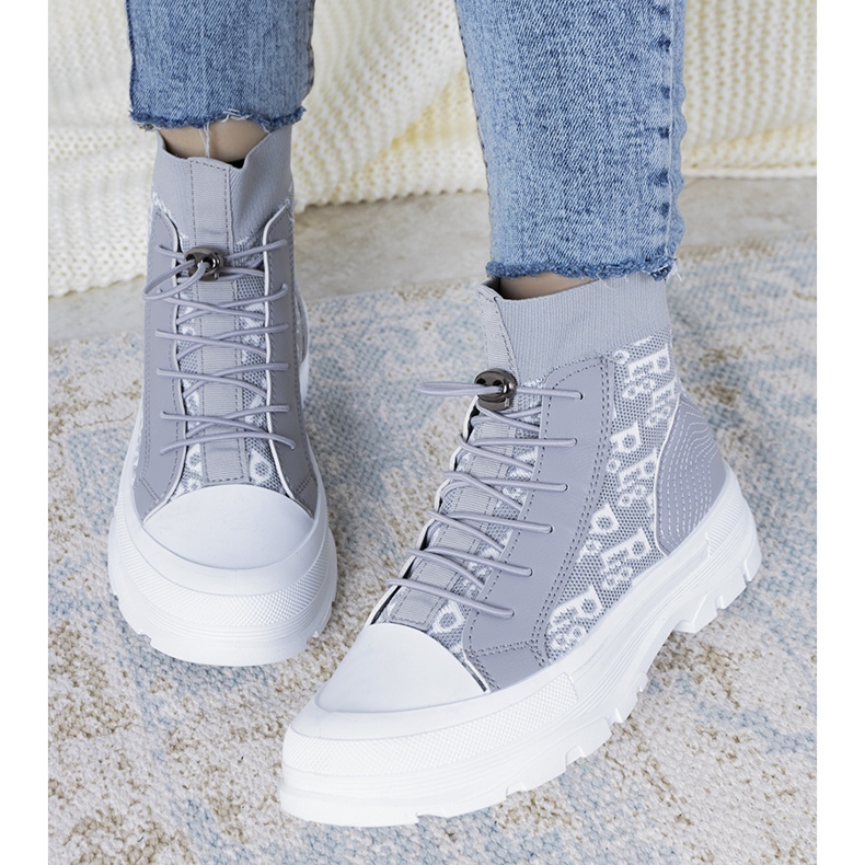 Zapatillas de mujer Marois grises 1