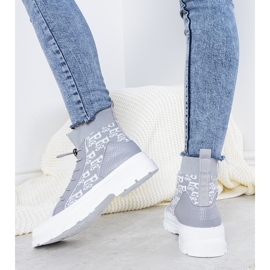 Zapatillas de mujer Marois grises 2