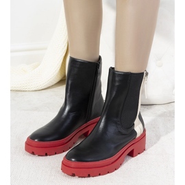Botas negras con raya Albina negro 2