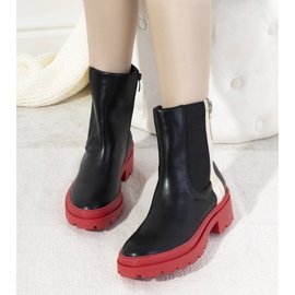 Botas negras con raya Albina negro 3