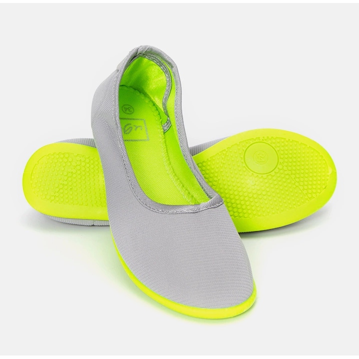 Bailarinas infantiles Geneseo grises y verdes 1