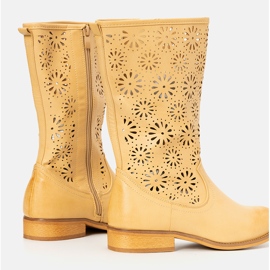 Botas Kettle beige para niños amarillo 2