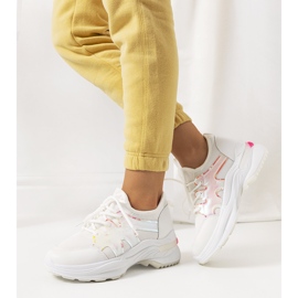 Deportivas Bates rosas y blancas blanco rosado 1 Deportivas Bates rosas y blancas blanco rosado 1