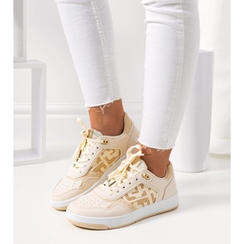 Deportivas de mujer Richie beige 2
