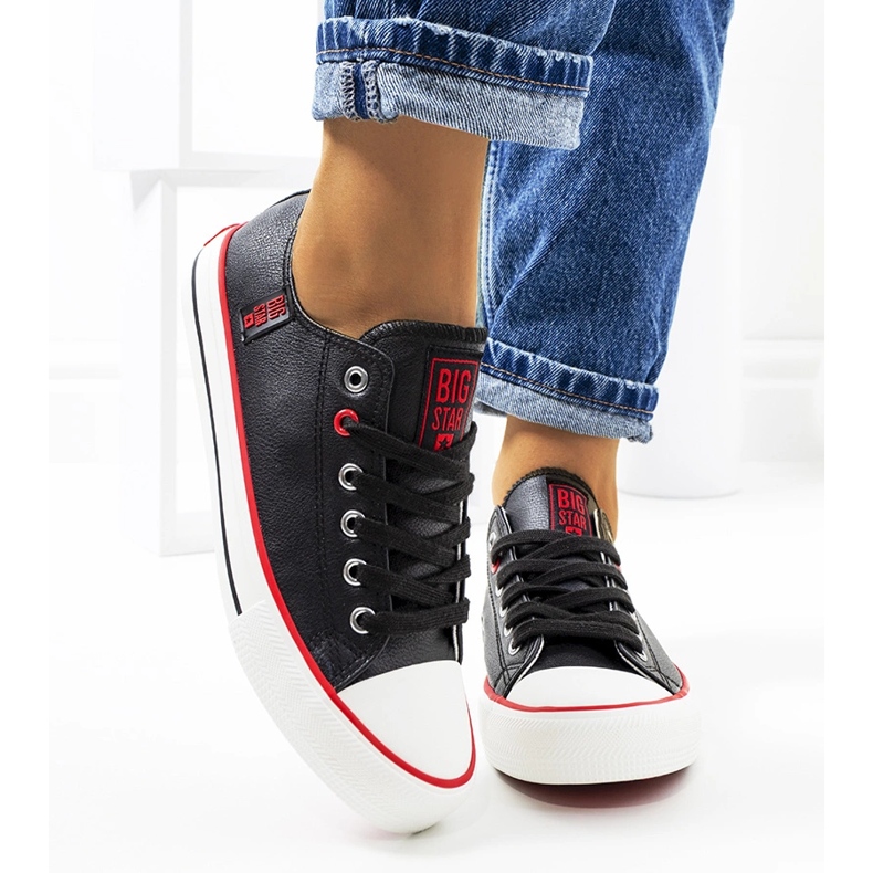 Deportivas negras mujer Big Star JJ274129 negro 1