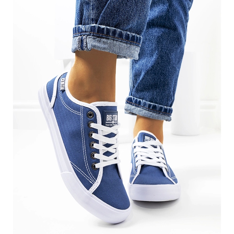 Deportivas de mujer Big Star azul marino 274834 1