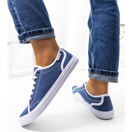 Deportivas de mujer Big Star azul marino 274834 2