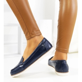 Mocasines de mujer azul marino de Montez 1 Mocasines de mujer azul marino de Montez 1