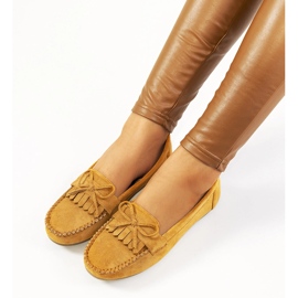 Mocasines marrones de Medrano amarillo 1
