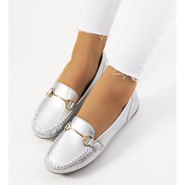 Mocasines de mujer Ilana plateados plata 2