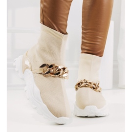 Zapatillas altas Hurtado beige 2