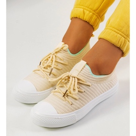 Deportivas mujer Medina beige 2