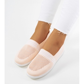 Deportivas rosas caladas Tanya rosado 1