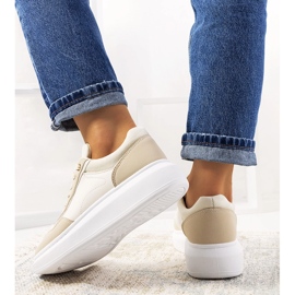 Deportivas mujer Selma beige 2