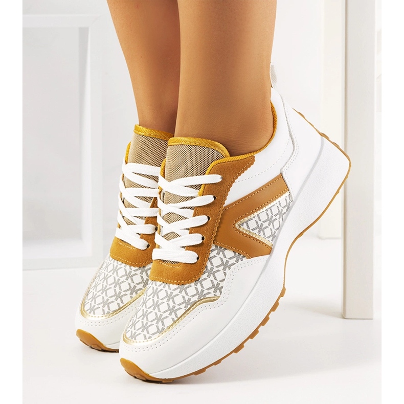 Deportivas blancas de mujer Isham blanco 1 Deportivas blancas de mujer Isham blanco 1