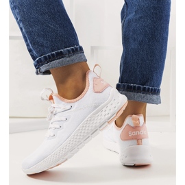 Deportivas blancas y rosas Lenna blanco 1