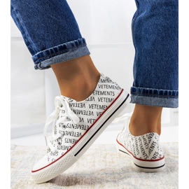 Deportivas mujer Ellis blancas blanco 2