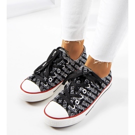 Deportivas mujer Ellis negras negro 2