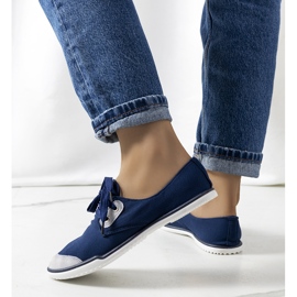 Deportivas de mujer Messinge azul marino 2