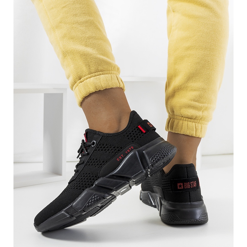 Zapatillas negras Big Star JJ274273 negro 2