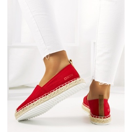 Alpargatas mujer Big Star rojo HH274494 1
