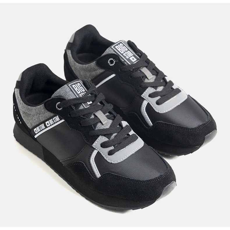 Deportivas negras de hombre Big Star JJ174145 negro 1